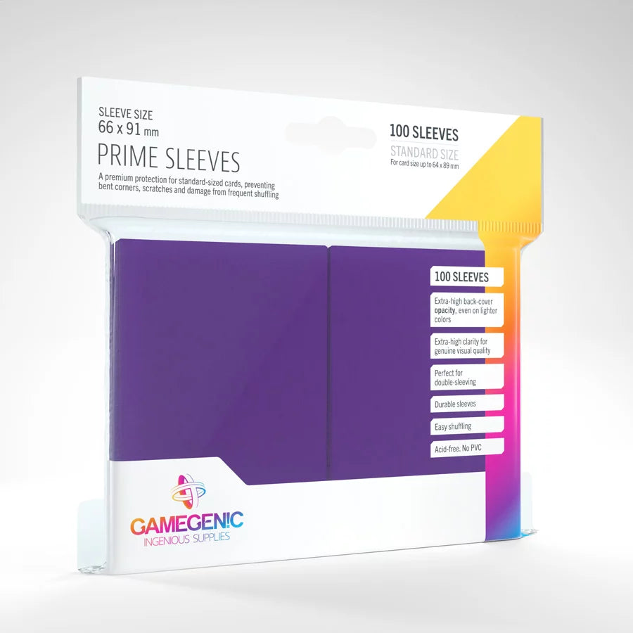 Gamegenic Standard Prime Sleeves: Purple (100)*