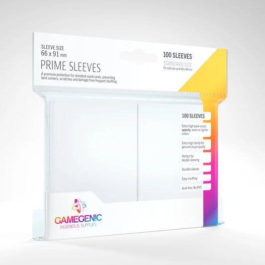 Gamegenic Standard Prime Sleeves: White (100)