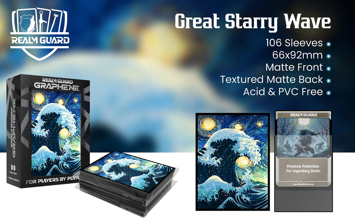 Realm Guard Card Sleeves (Graphene Series) - Great Starry Wave