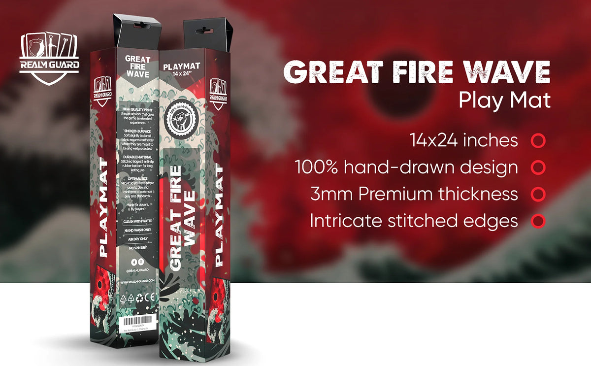 Realm Guard Playmat - Great Fire Wave