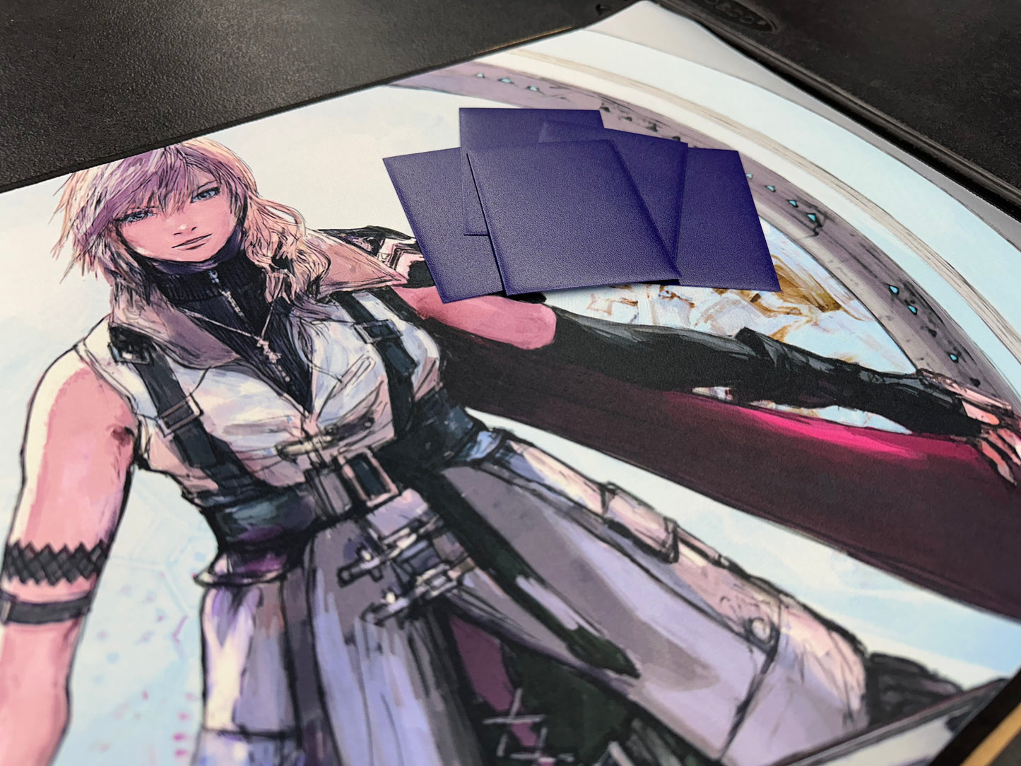 Final Fantasy Playmat - Lightning, Army of One (Stitched)