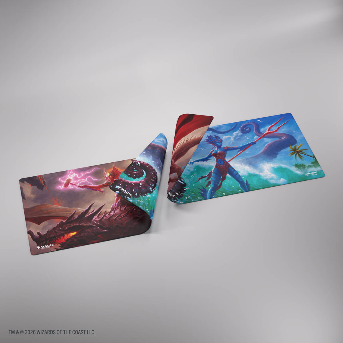 Reality Fracture Playmat - Kiora of Salt and Sand/Kiora of Fire and Ashes (Double Sided)