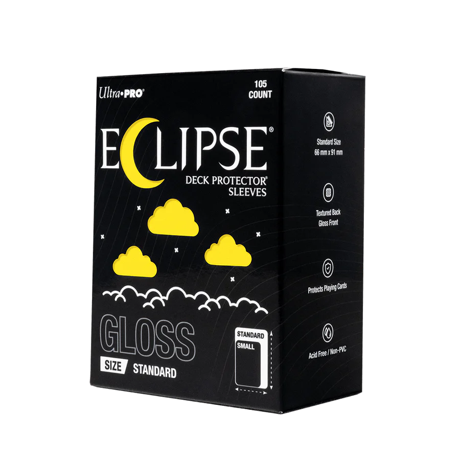 Enhanced Eclipse Standard Matte Sleeves: Lemon Yellow (105)