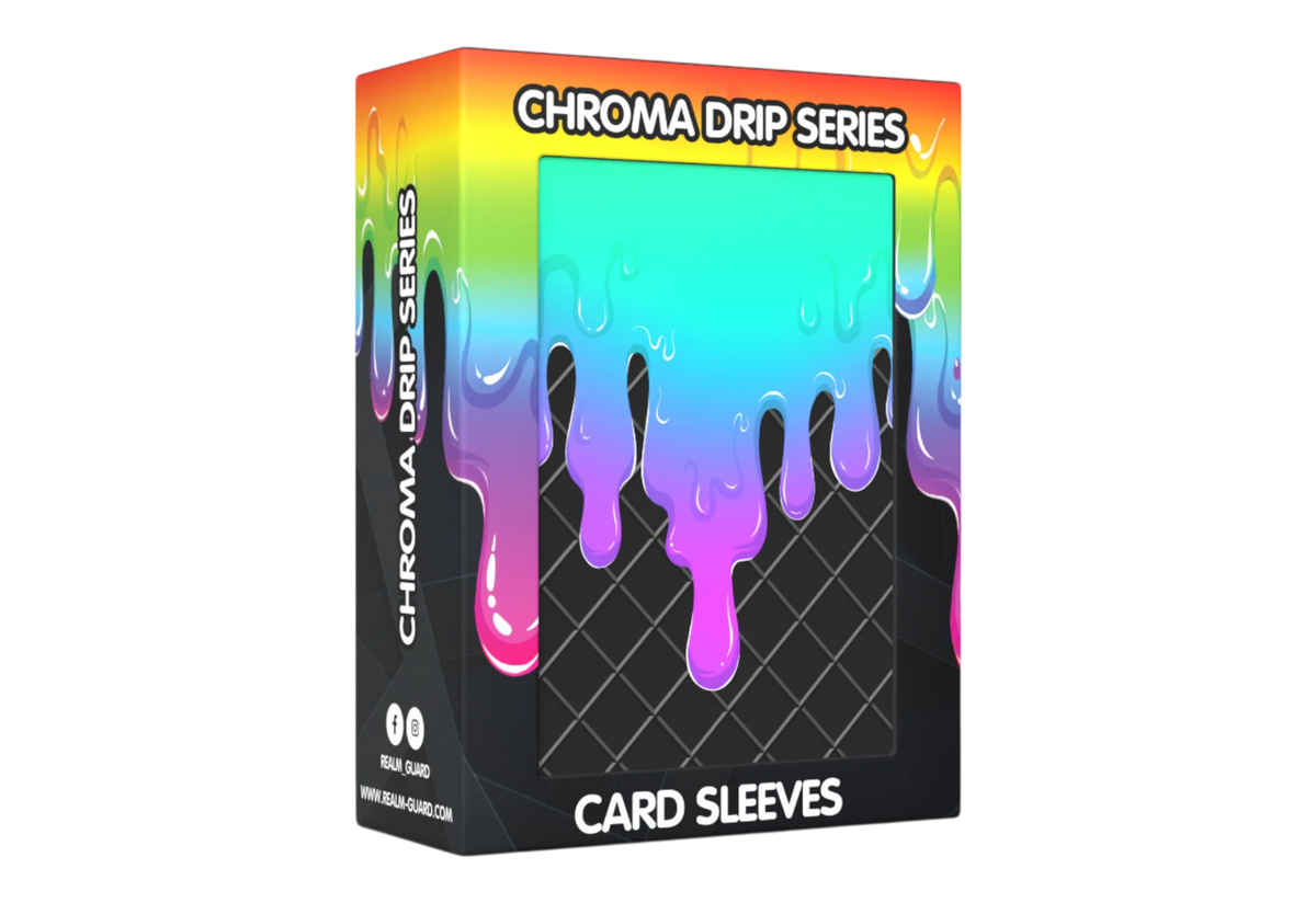Realm Guard Chroma Drip Card Sleeves - Liquid Prizm