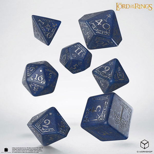 Q-Workshop Polyhedral Dice Set: Lord of the Rings (Gondor)