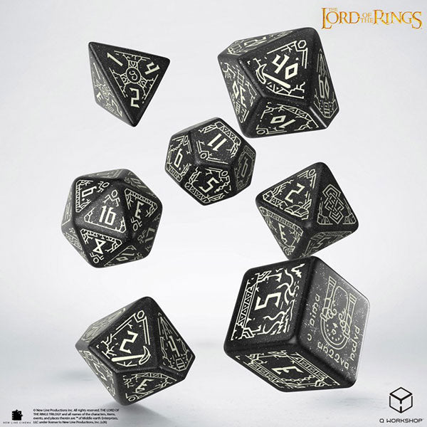 Q-Workshop Polyhedral Dice Set: Lord of the Rings (Moria)