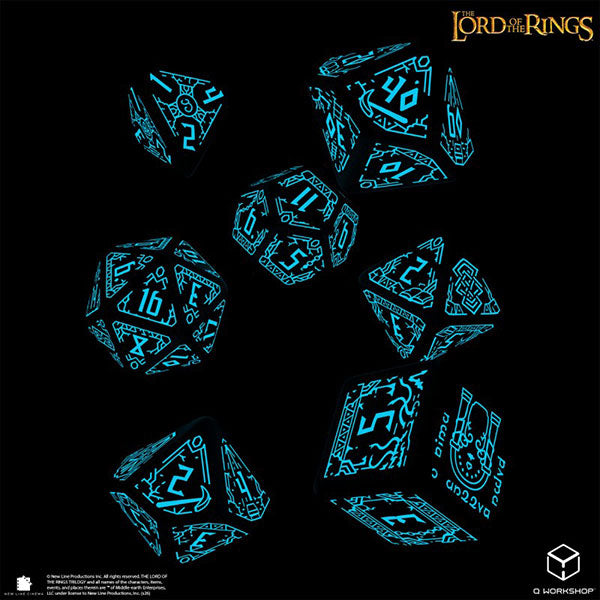 Q-Workshop Polyhedral Dice Set: Lord of the Rings (Moria)