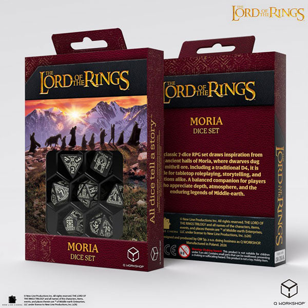 Q-Workshop Polyhedral Dice Set: Lord of the Rings (Moria)