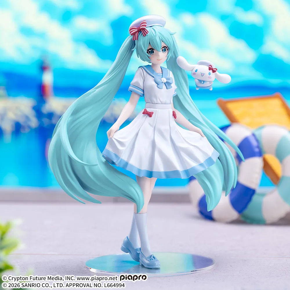 SEGA: Hatsune Miku X Cinnamoroll Summer Version XStellar Figure
