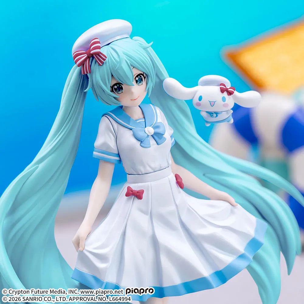 SEGA: Hatsune Miku X Cinnamoroll Summer Version XStellar Figure