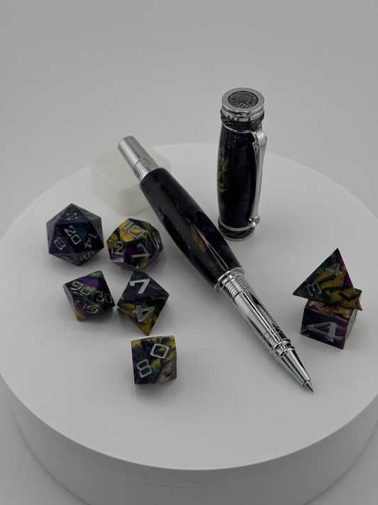 Majestic Junior Rollerball Pen+Dice Set