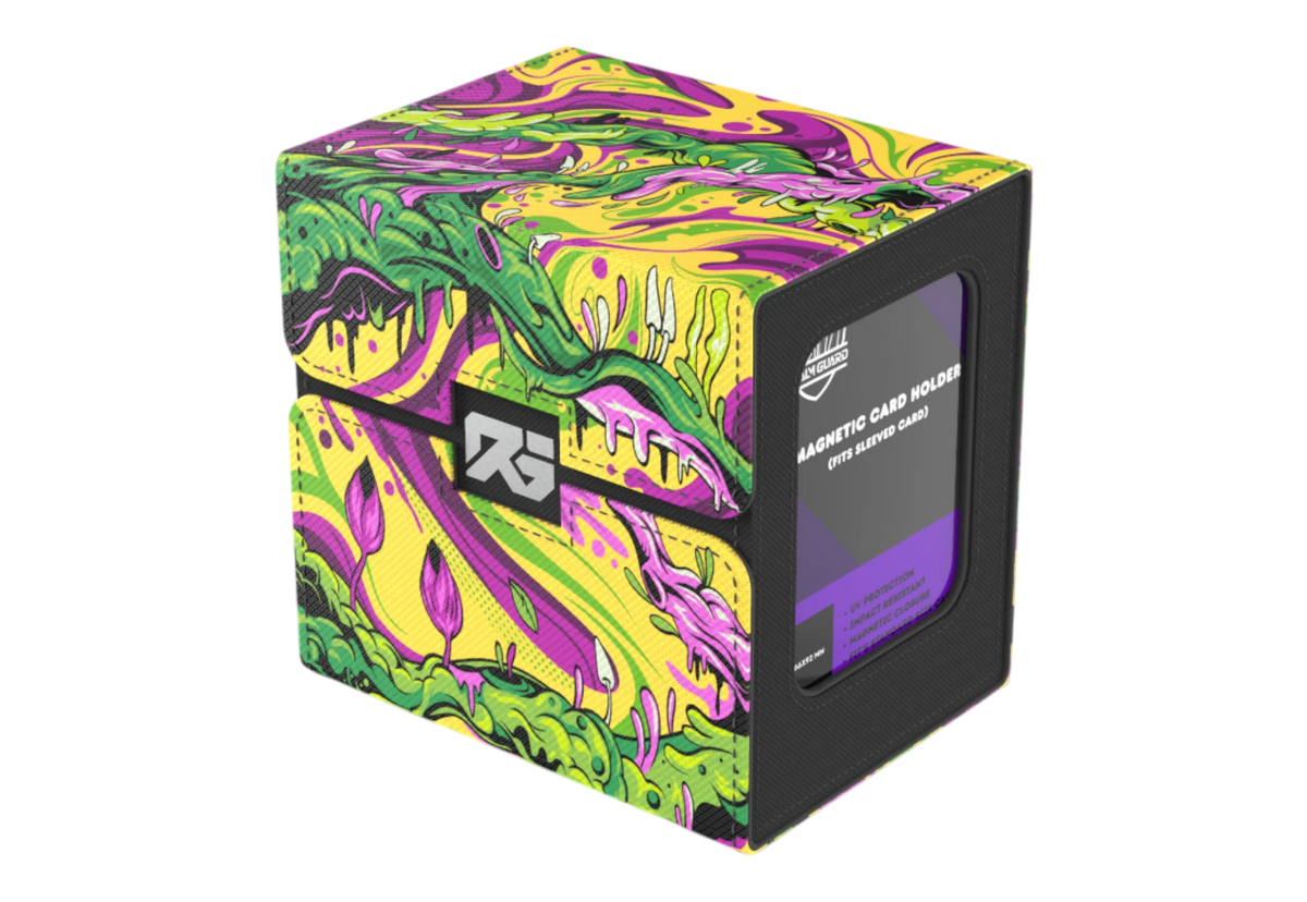 Realm Guard Windowed Deck Box: Melting Black Lotus