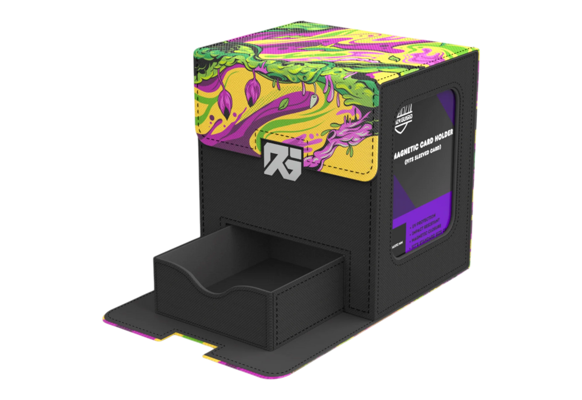 Realm Guard Windowed Deck Box: Melting Black Lotus