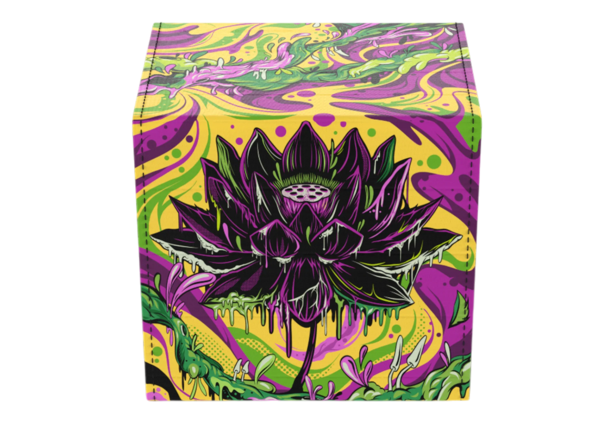 Realm Guard Windowed Deck Box: Melting Black Lotus