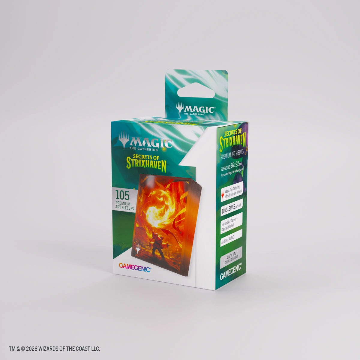 Gamegenic Standard Secrets of Strixhaven Art Sleeves: Mountain (105ct.)
