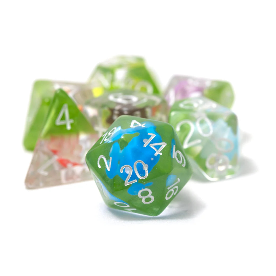 Sirius Polyhedral Dice Set: Mushroom Village