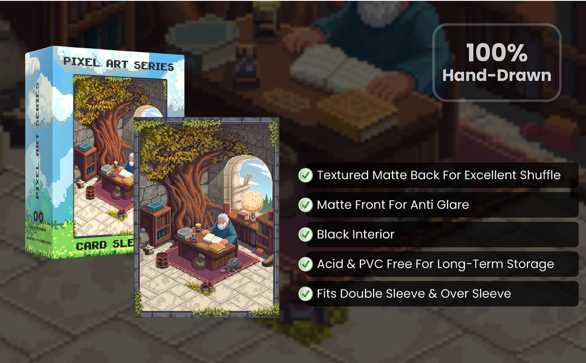 Realm Guard Card Sleeves (Pixel Series) - Mystwood Study