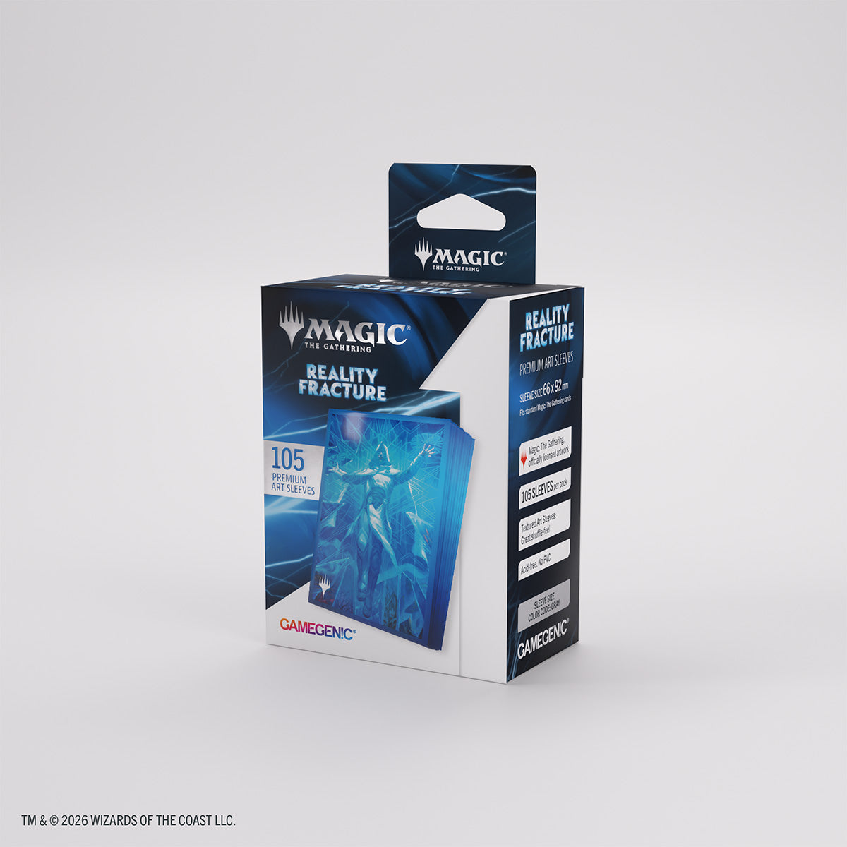 Gamegenic Standard Reality Fracture Art Sleeves: Overwrite the Multiverse (105ct.)