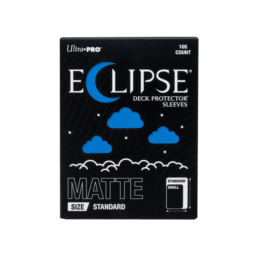 Enhanced Eclipse Standard Matte Sleeves: Pacific Blue (105)