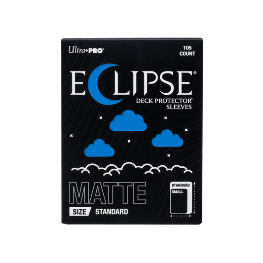 Enhanced Eclipse Standard Matte Sleeves: Pacific Blue (105)