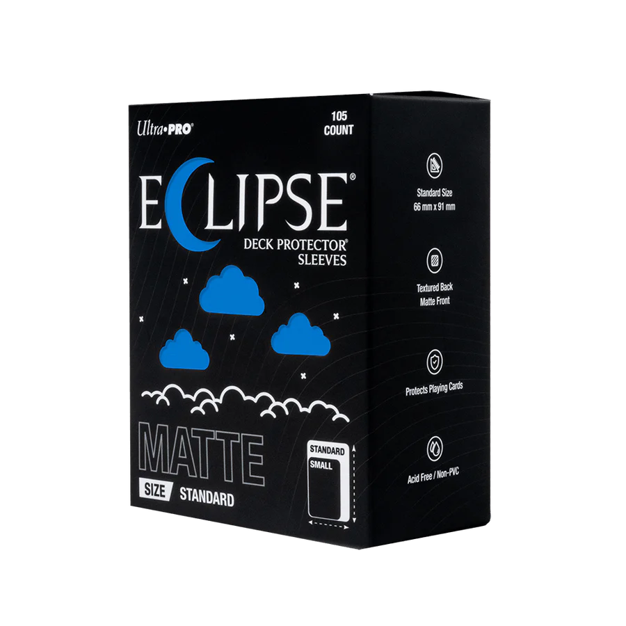 Enhanced Eclipse Standard Matte Sleeves: Pacific Blue (105)