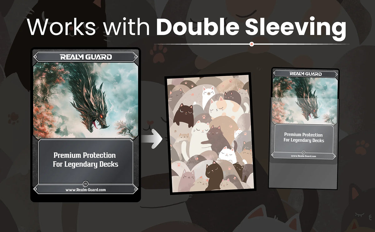 Realm Guard Card Sleeves - Pastel Cats