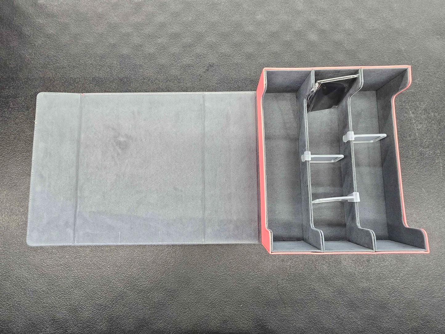 Generic 3-Row Card Storage Case 1800+ (Pink and Grey)