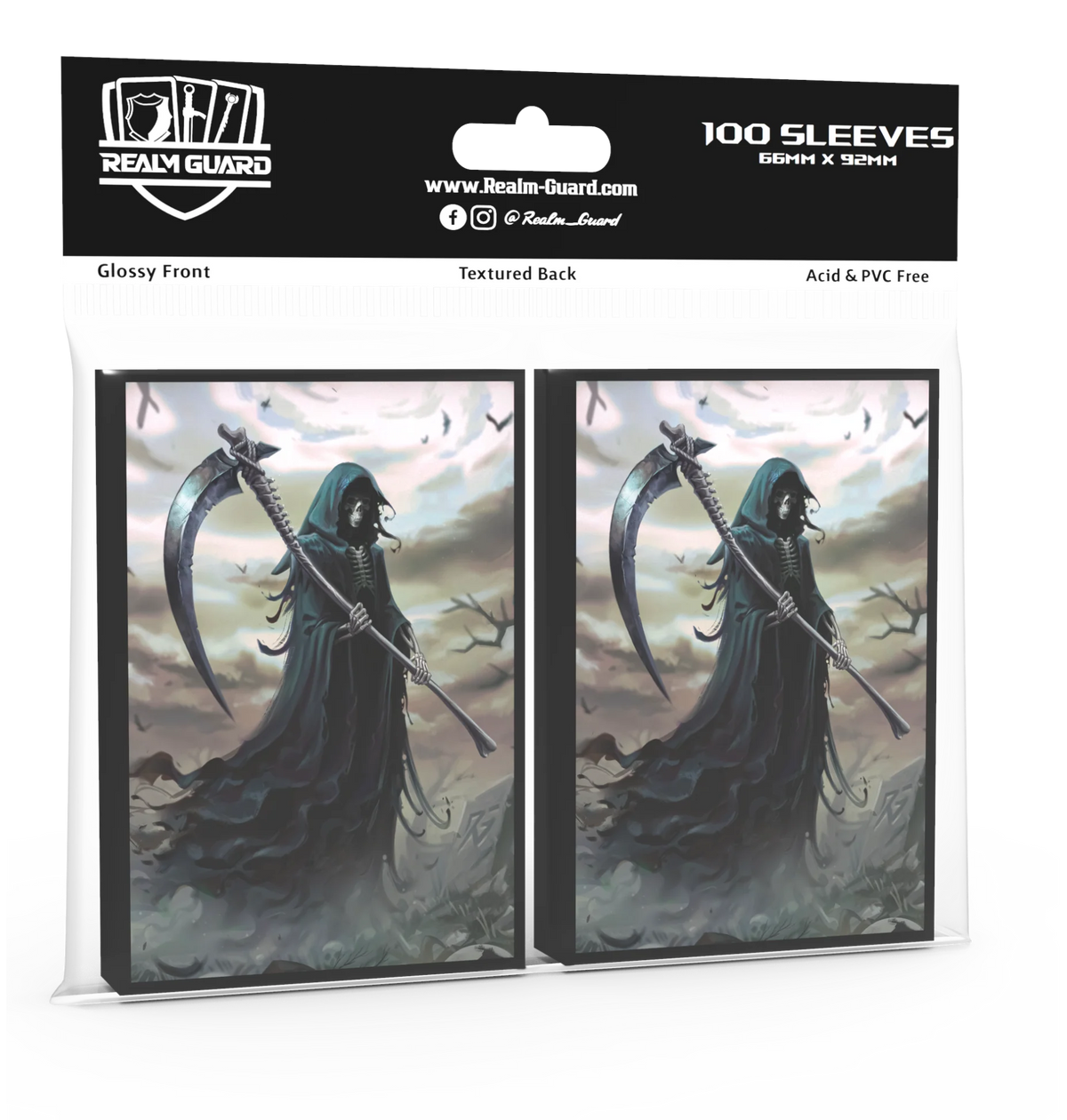 Realm Guard Card Sleeves - Grim Reaper