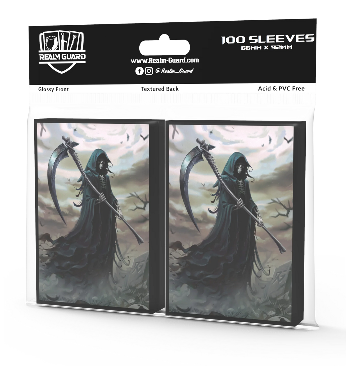 Realm Guard Card Sleeves - Grim Reaper