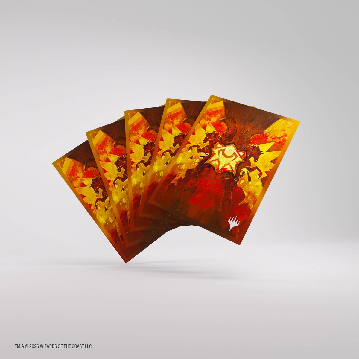 Gamegenic Standard Secrets of Strixhaven Art Sleeves: Lorehold (105ct.)