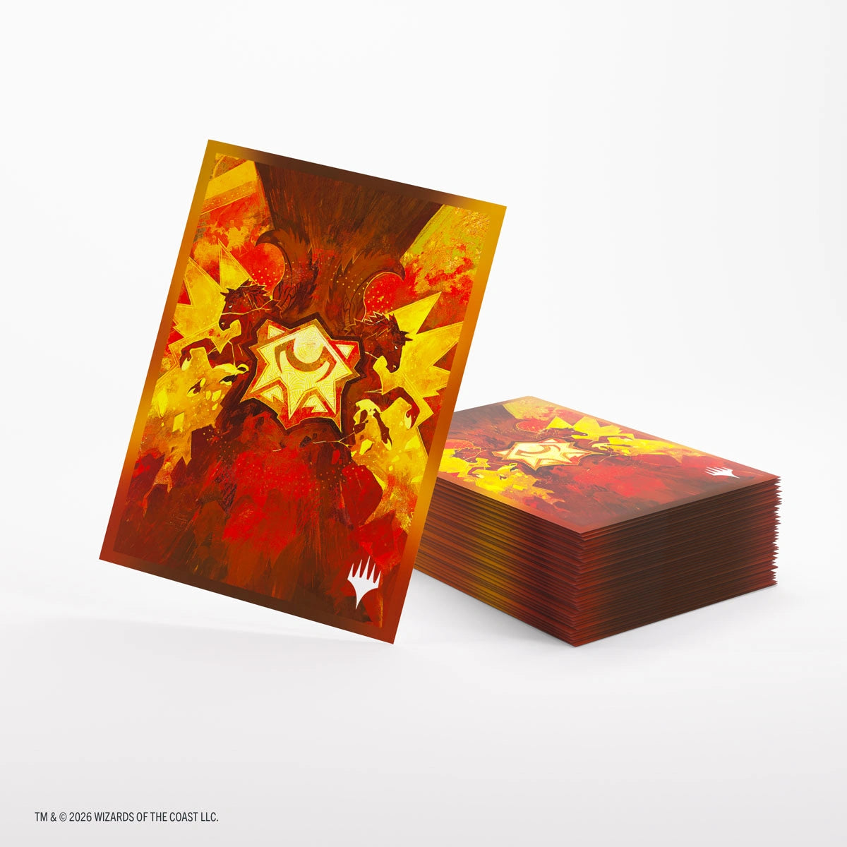 Gamegenic Standard Secrets of Strixhaven Art Sleeves: Lorehold (105ct.)