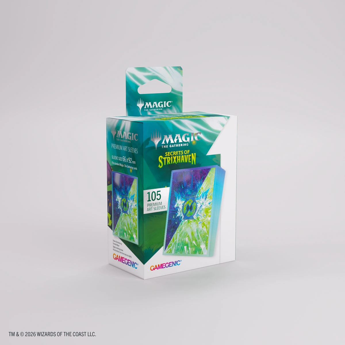 Gamegenic Standard Secrets of Strixhaven Art Sleeves: Quandrix (105ct.)