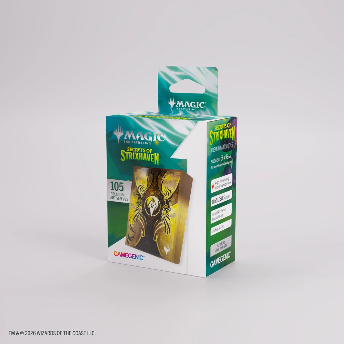 Gamegenic Standard Secrets of Strixhaven Art Sleeves: Silverquill (105ct.)