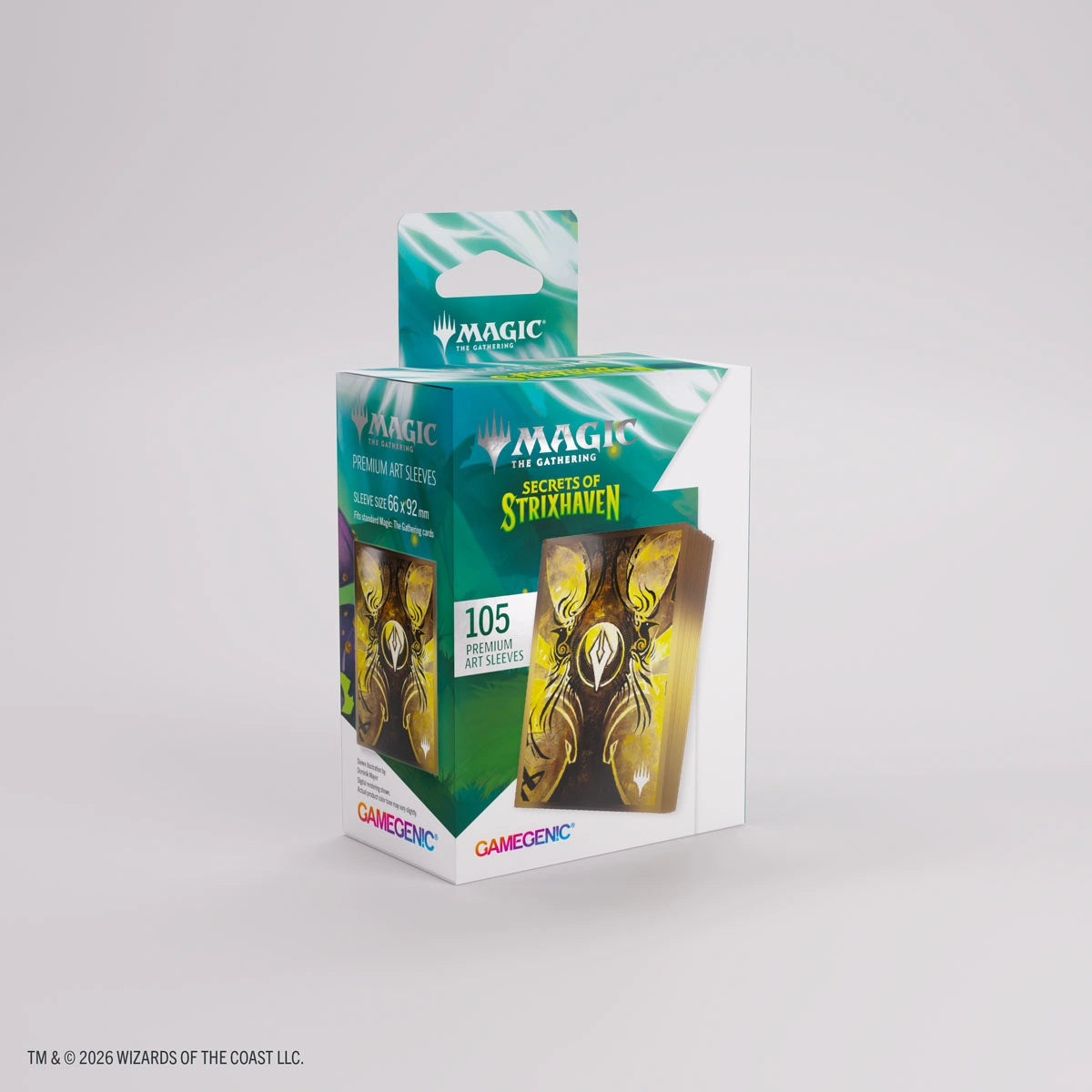 Gamegenic Standard Secrets of Strixhaven Art Sleeves: Silverquill (105ct.)
