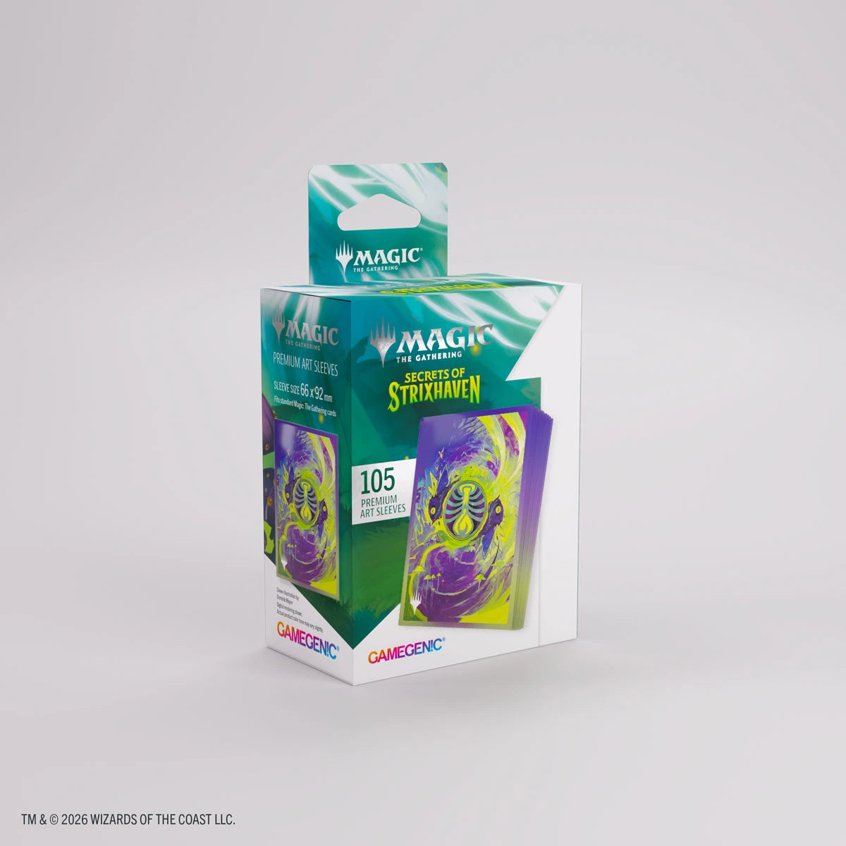 Gamegenic Standard Secrets of Strixhaven Art Sleeves: Witherbloom (105ct.)