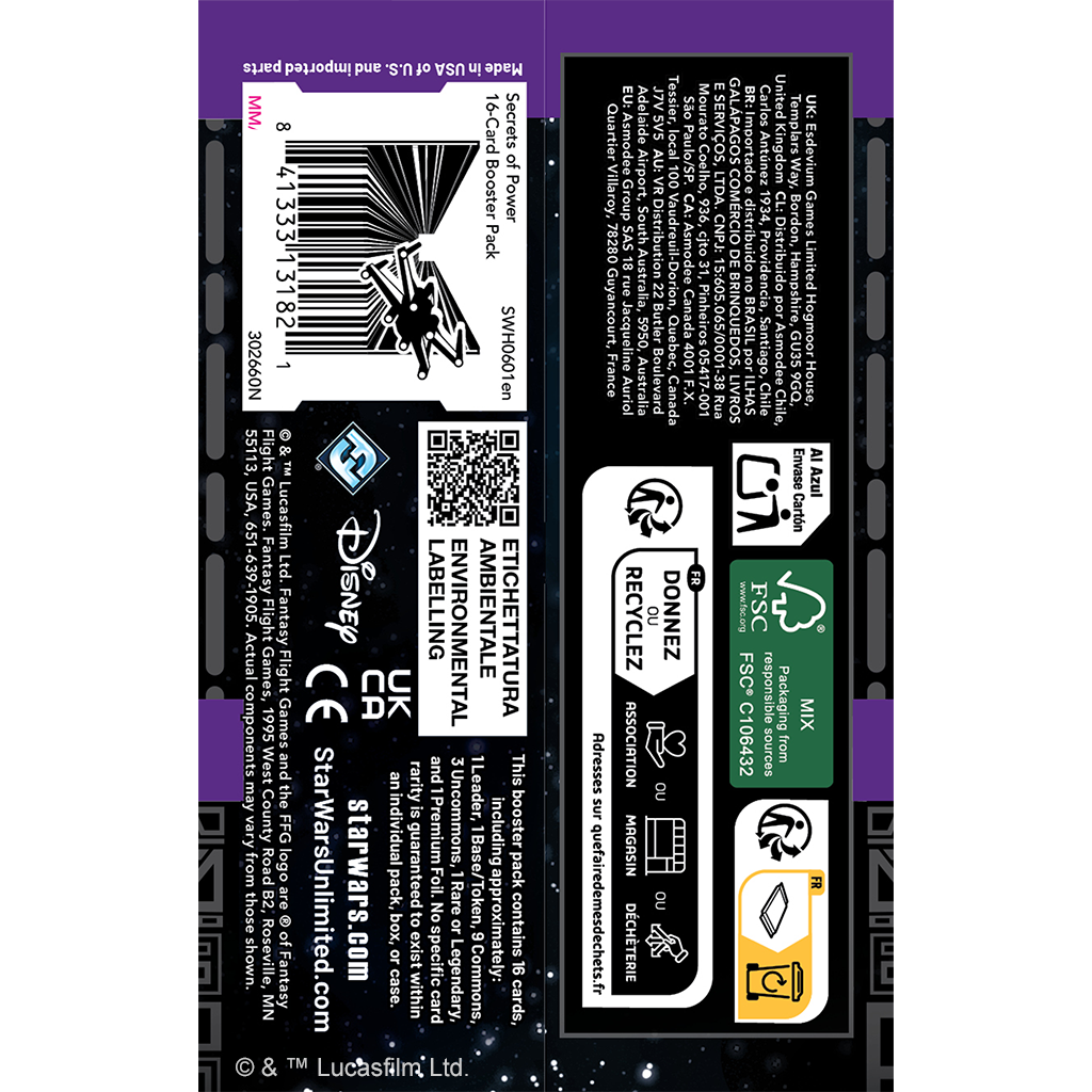 Star Wars Unlimited: Secrets of Power Booster Box