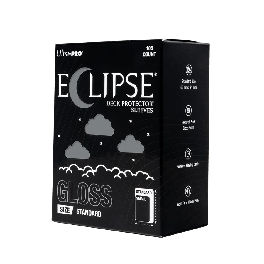 Enhanced Eclipse Standard Matte Sleeves: Smoke Grey (105)