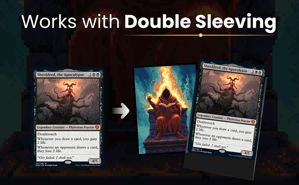 Realm Guard Card Sleeves (Pixel Series) - Sorcerer's Tome