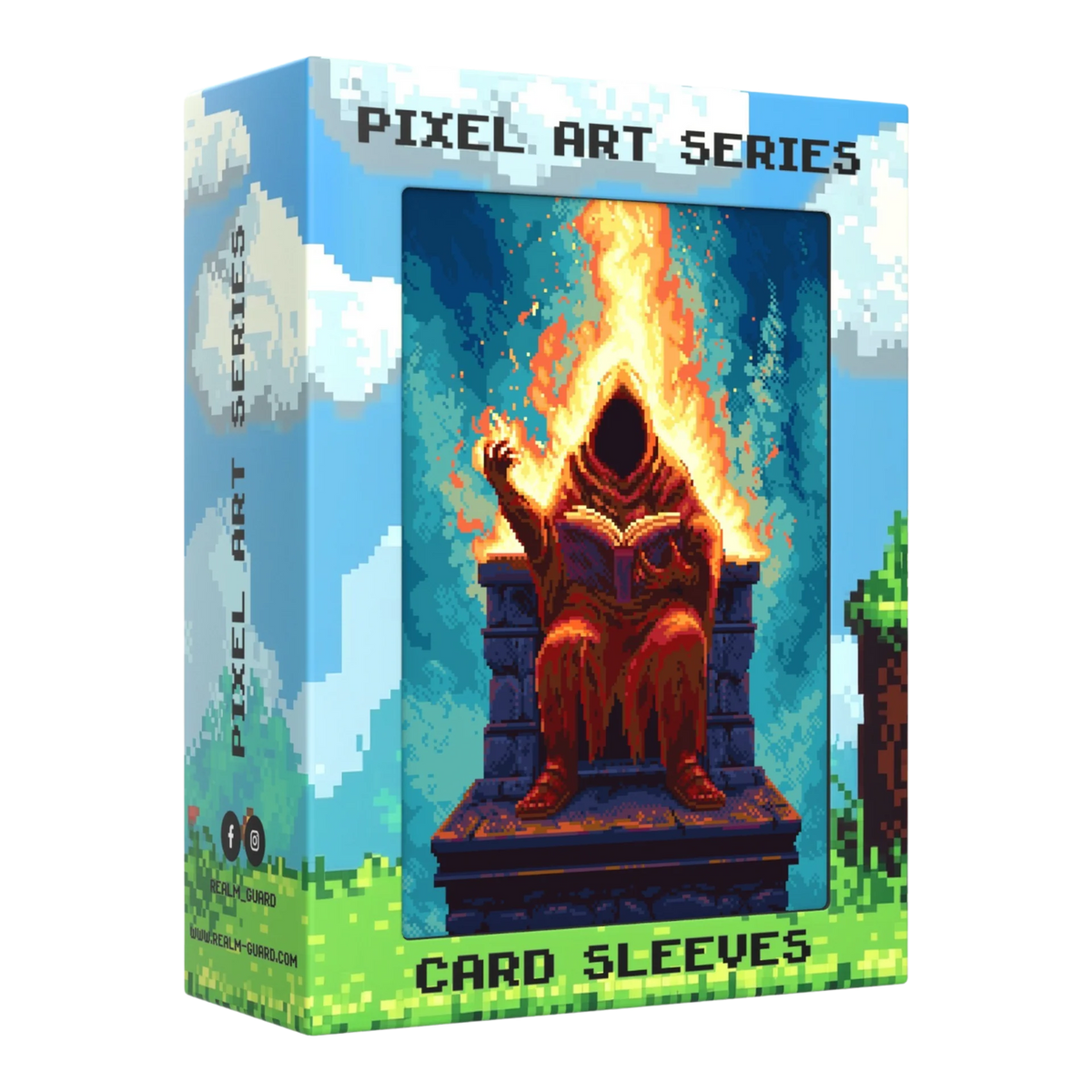 Realm Guard Card Sleeves (Pixel Series) - Sorcerer's Tome