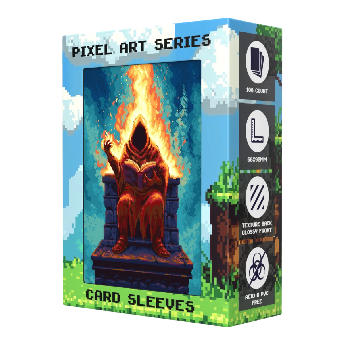 Realm Guard Card Sleeves (Pixel Series) - Sorcerer's Tome