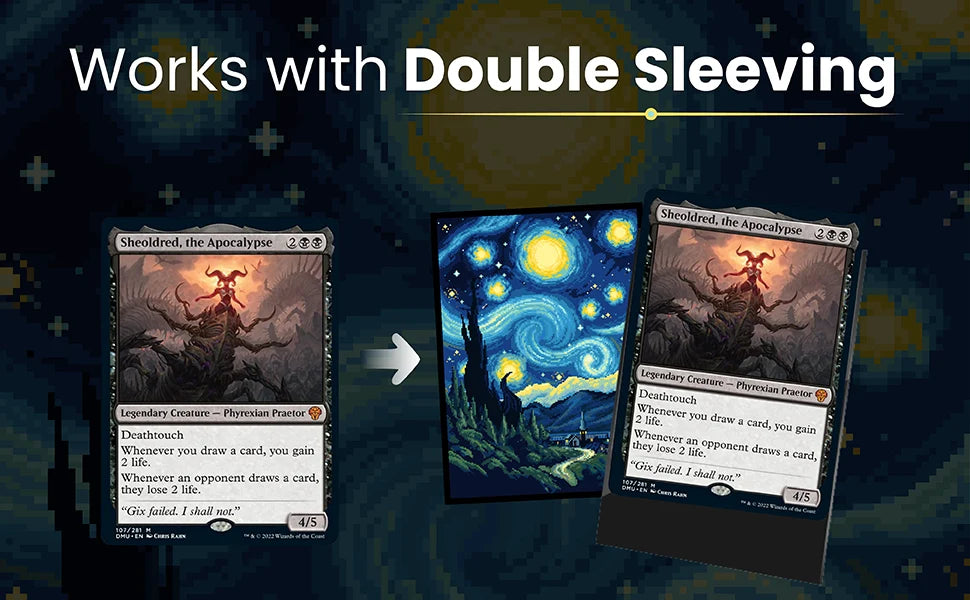 Realm Guard Card Sleeves (Pixel Series) - Starry Night