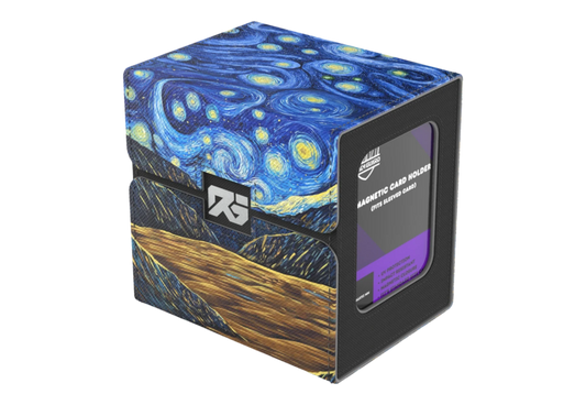 Realm Guard Windowed Deck Box: Starry Black Lotus