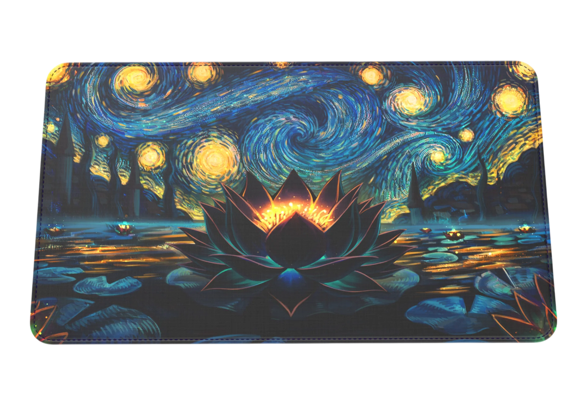 Realm Guard Playmat - Starry Black Lotus