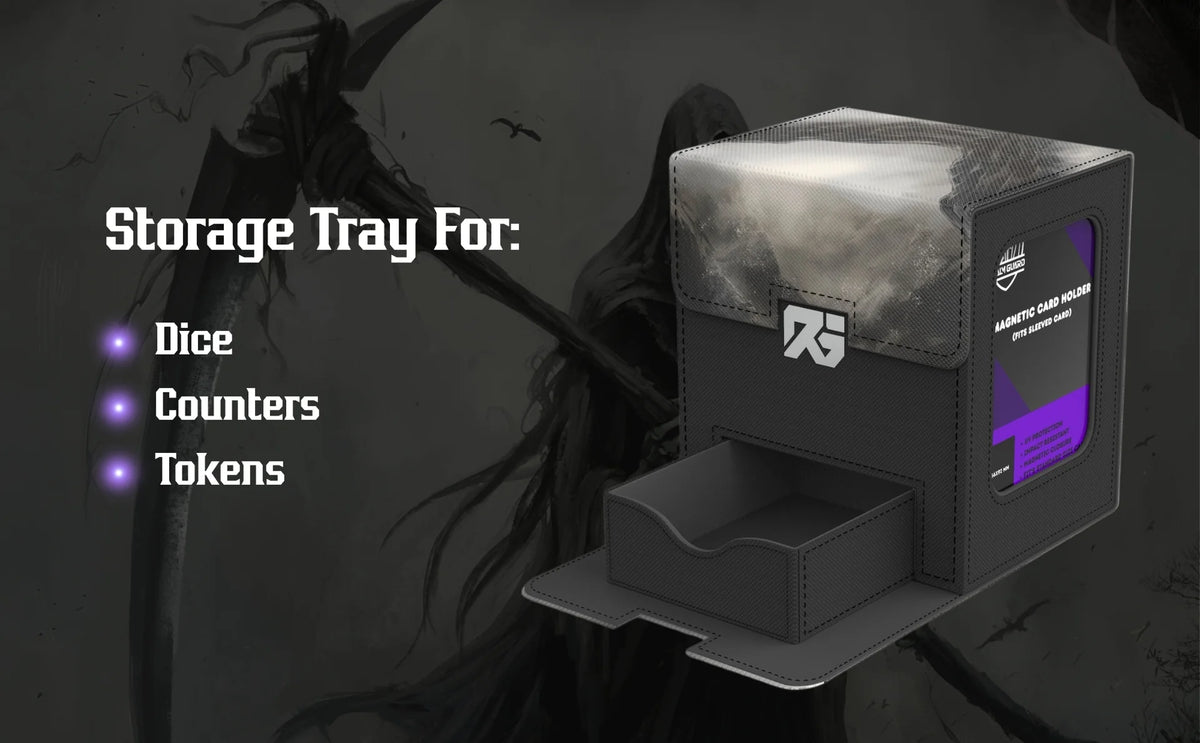 Realm Guard Windowed Deck Box: Grim Reaper