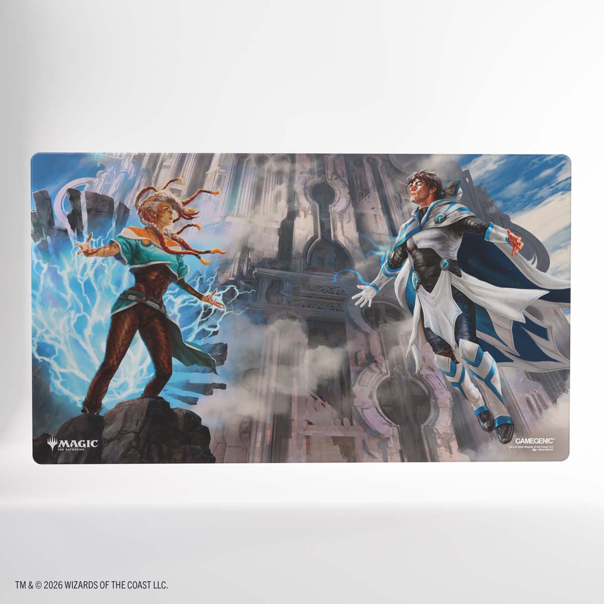 Reality Fracture Playmat - Tam Beleren, Conflicted/Jace, Building Reality (Holofoil)
