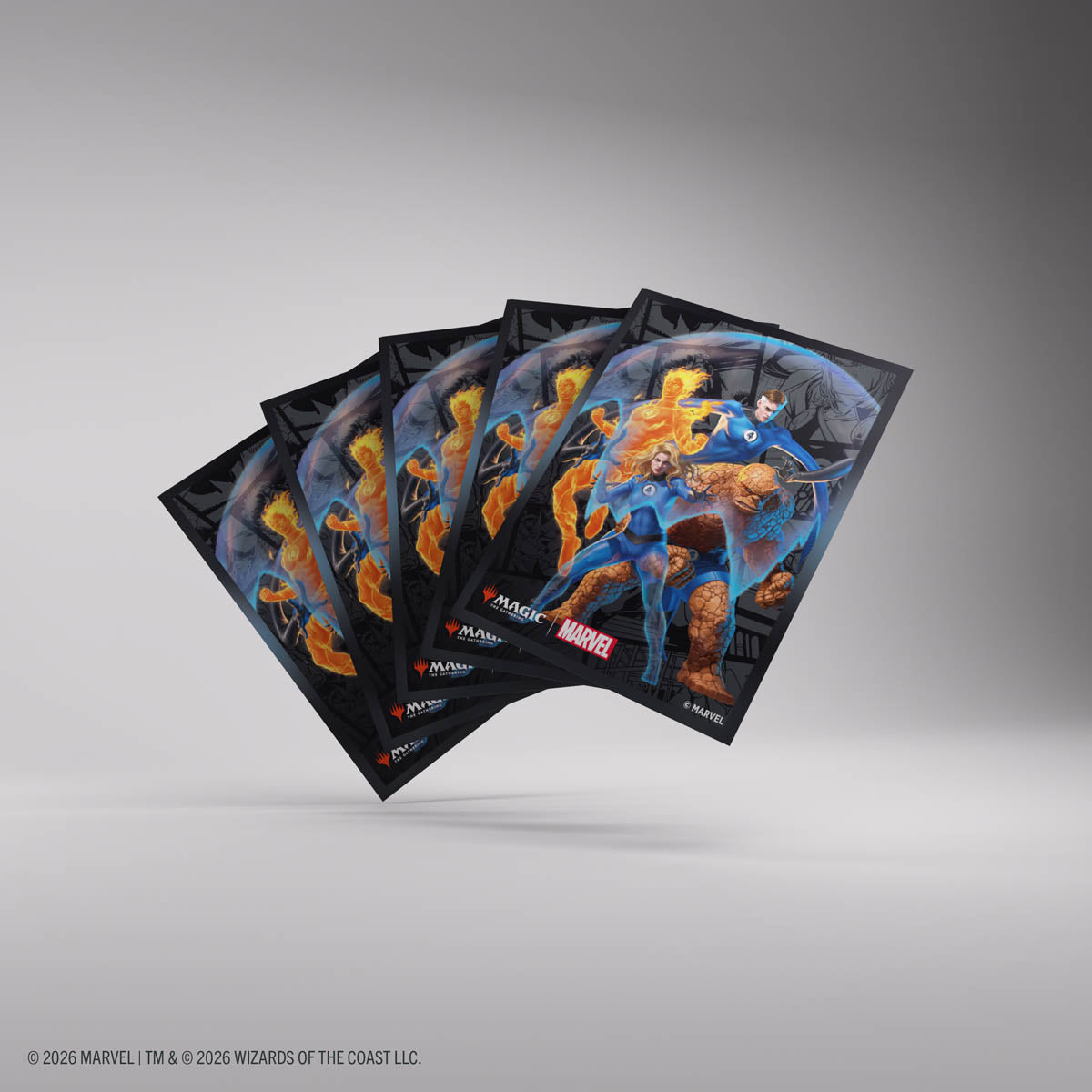 Gamegenic Standard Marvel Super Heroes Art Sleeves: The Fantastic Four (105ct.)