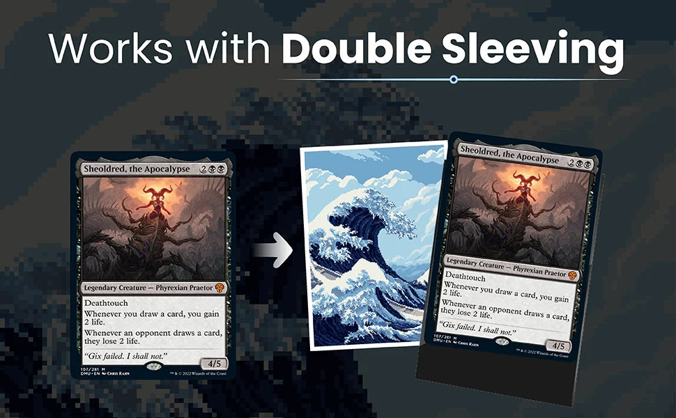 Realm Guard Card Sleeves (Pixel Series) - Great Wave