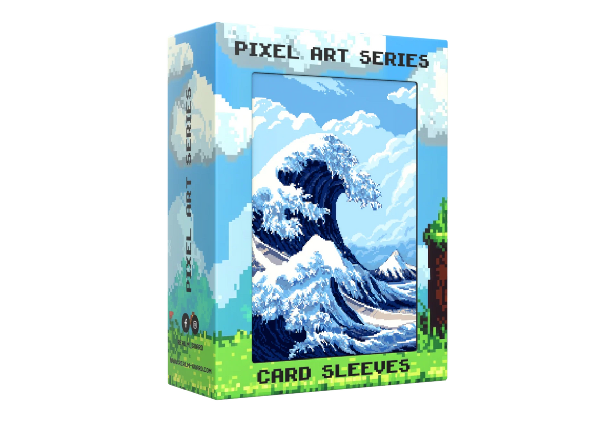 Realm Guard Card Sleeves (Pixel Series) - Great Wave