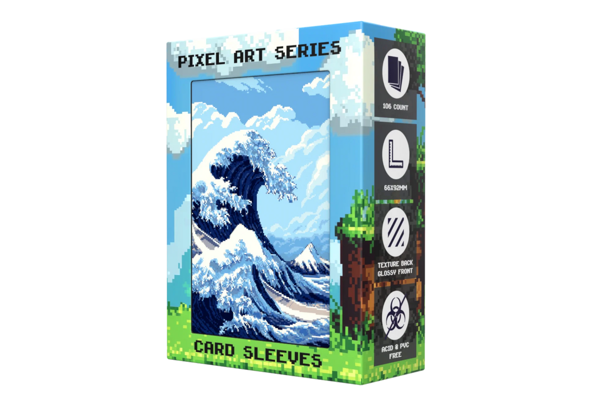 Realm Guard Card Sleeves (Pixel Series) - Great Wave