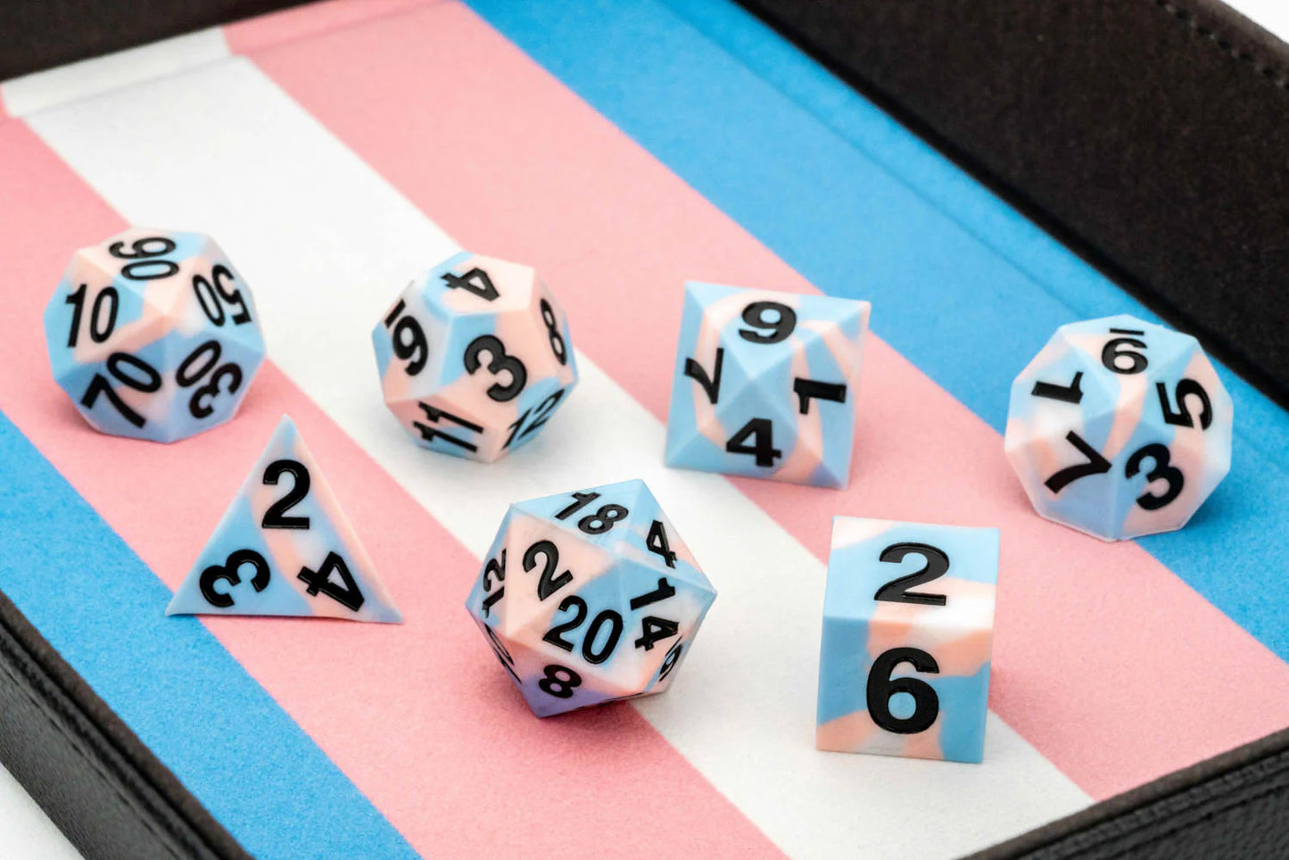 7-Die Set 16mm: Pride - Transgender